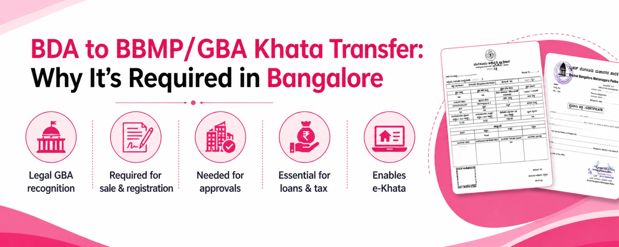 What Is BDA to BBMPGBA Khata Transfer and Why Is It Required in Bangalore