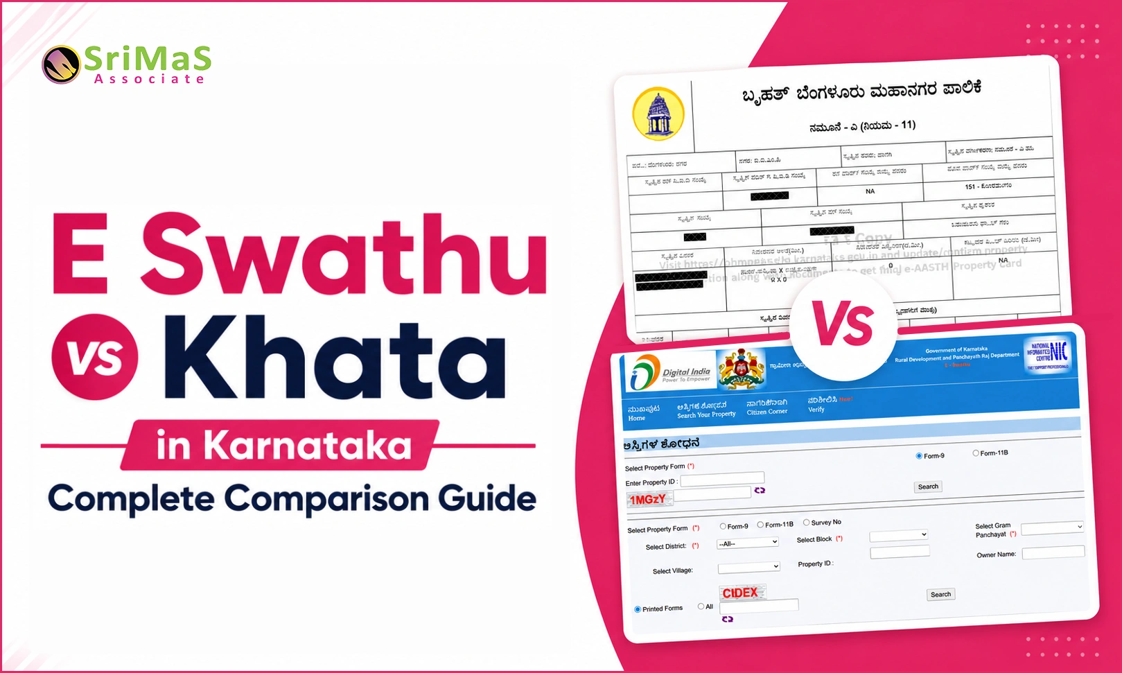E Swathu vs Khata in Karnataka: Complete Comparison Guide