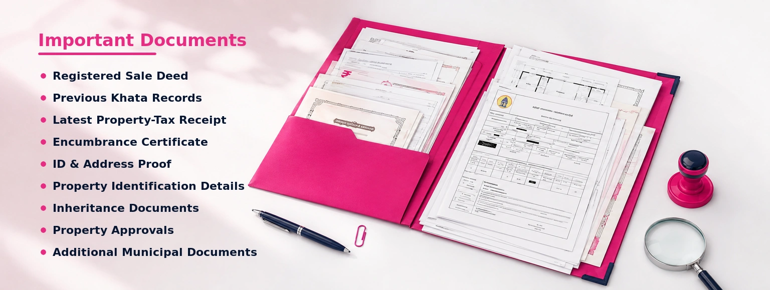 Documents Required for E Khata